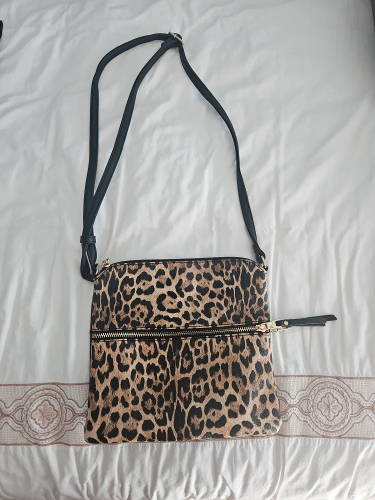 Leopard Print Crossbody Bag