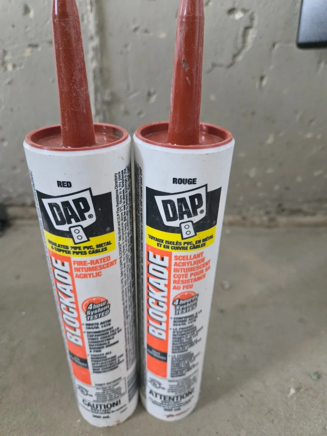 DAP Blockade Fire-Rated Intumescent Acrylic Sealant