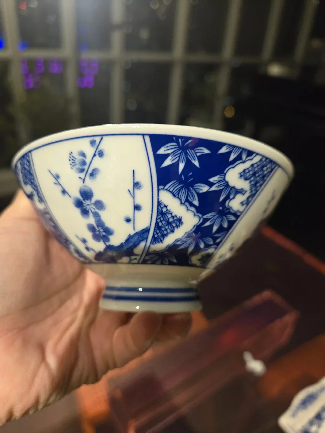 Blue & White Floral Rice Bowls (Set of 4) image indicator(2)