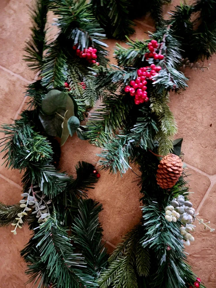 Ashland Christmas Red Berry Garland - 12 ft image indicator(3)