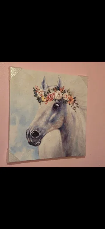 Big Horse Canvas Wall Art