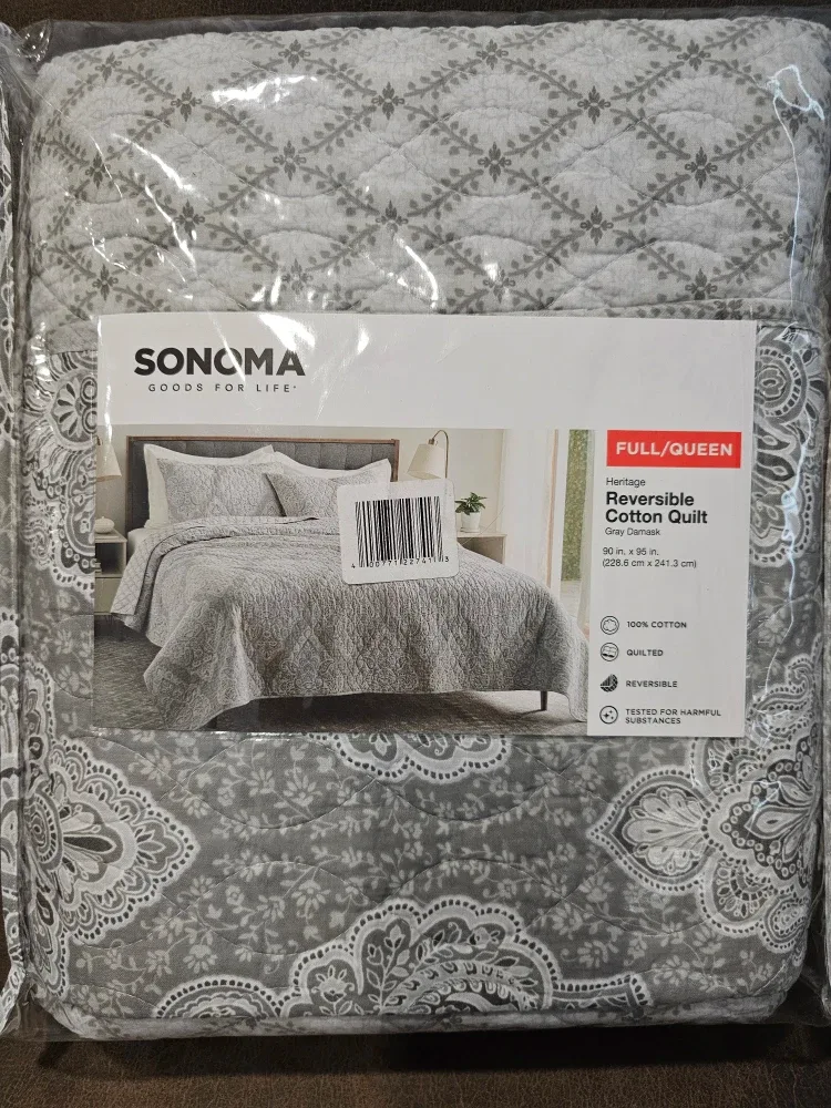 Sonoma Heritage Reversible Cotton Quilt (Full/Queen)
