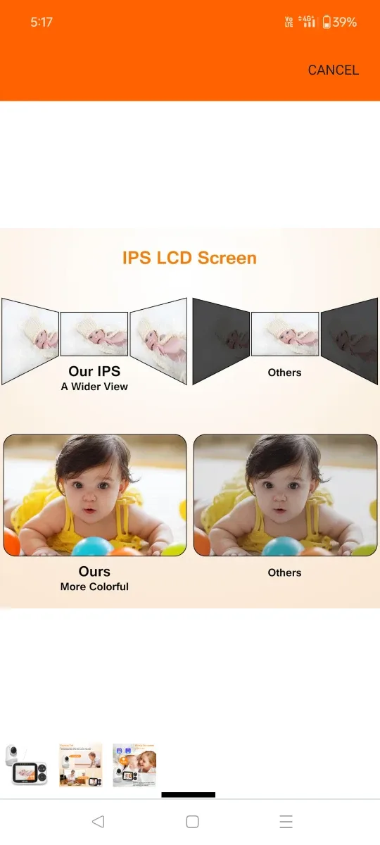 VTimes Baby Monitor with Camera image indicator(5)