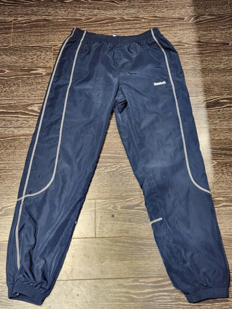 Reebok Navy Blue Track Pants - Size M