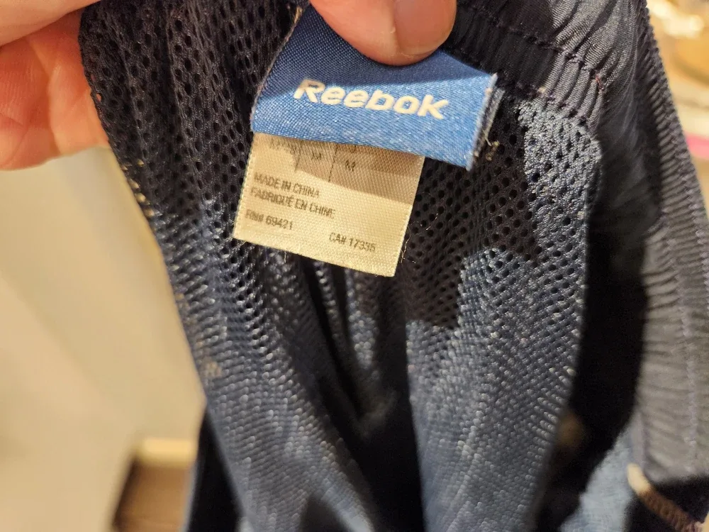 Reebok Navy Blue Track Pants - Size M image indicator(2)