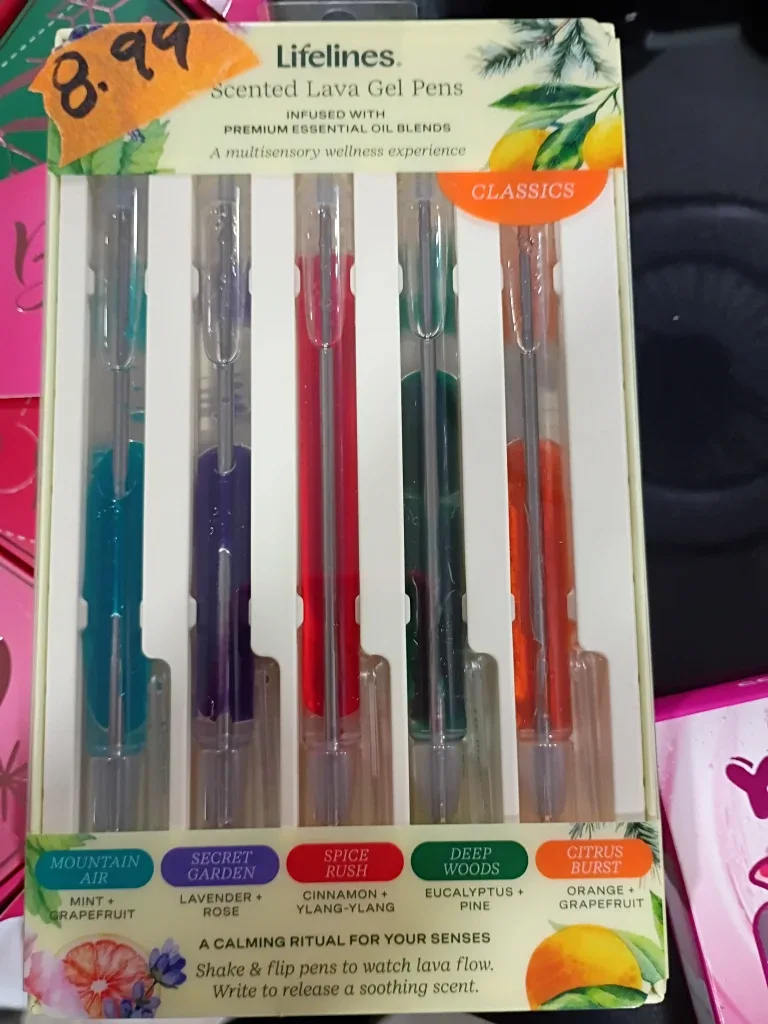 Lifelines Scented Lava Gel Pens - New in Box!