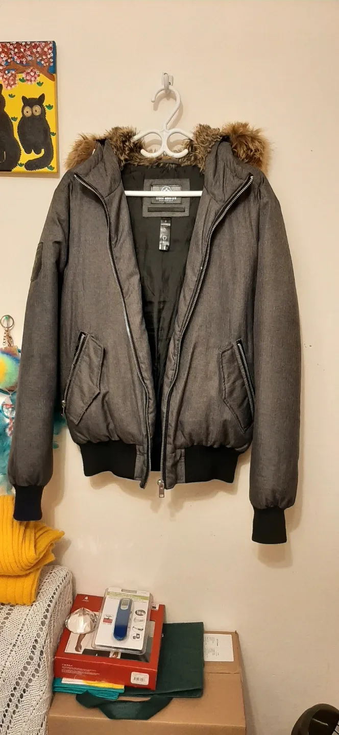 Storm Mountain Down & Feather Filled Jacket with Faux Fur Hood image indicator(2)