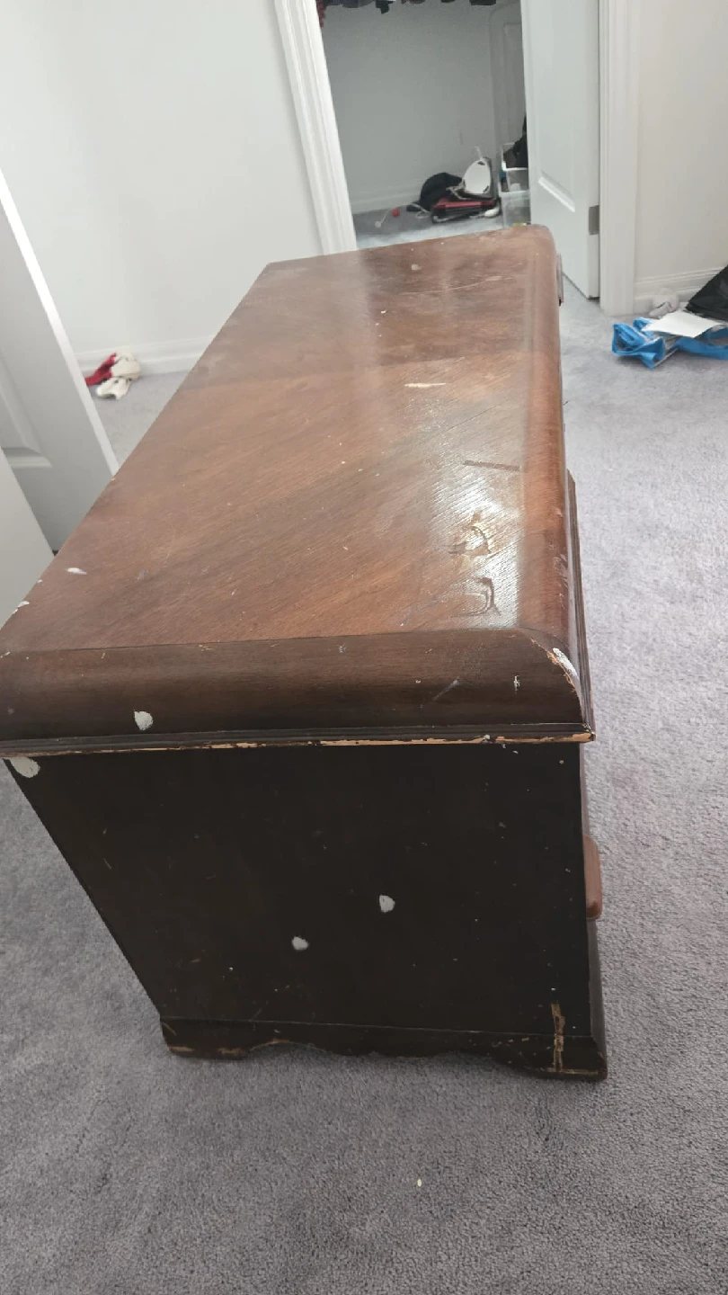 Vintage Cedar Chest with Drawer - photo 3