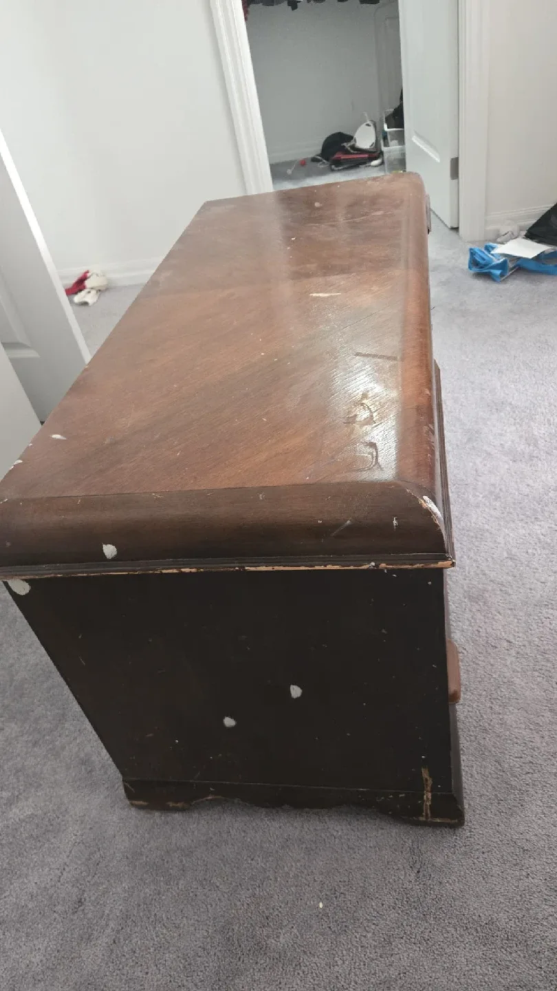 Vintage Cedar Chest with Drawer image indicator(3)