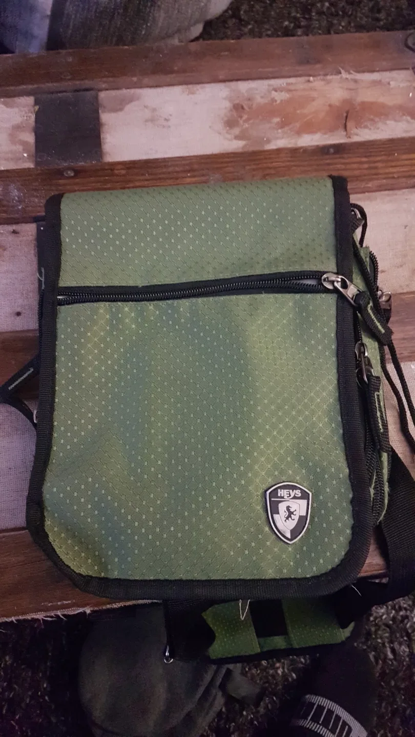 Heys Olive Green Crossbody Bag