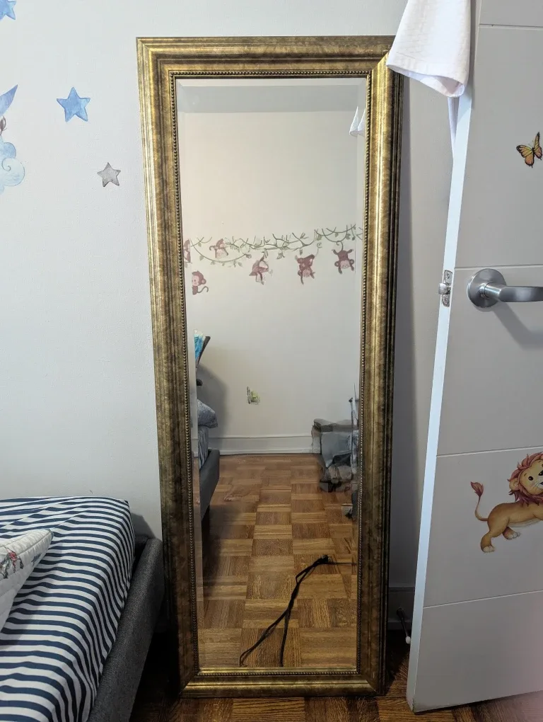 Gold Framed Full Length Mirror