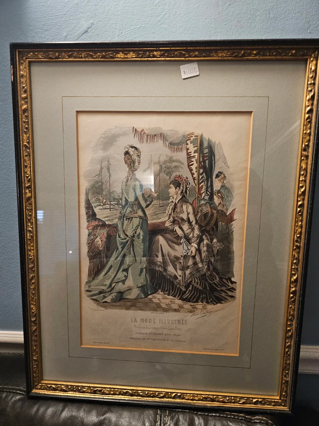 Framed La Mode Illustree Print image indicator(2)