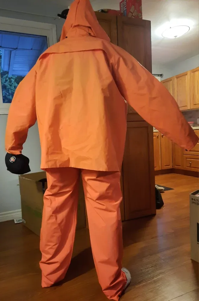 XL Orange Rain Gear Set image indicator(4)