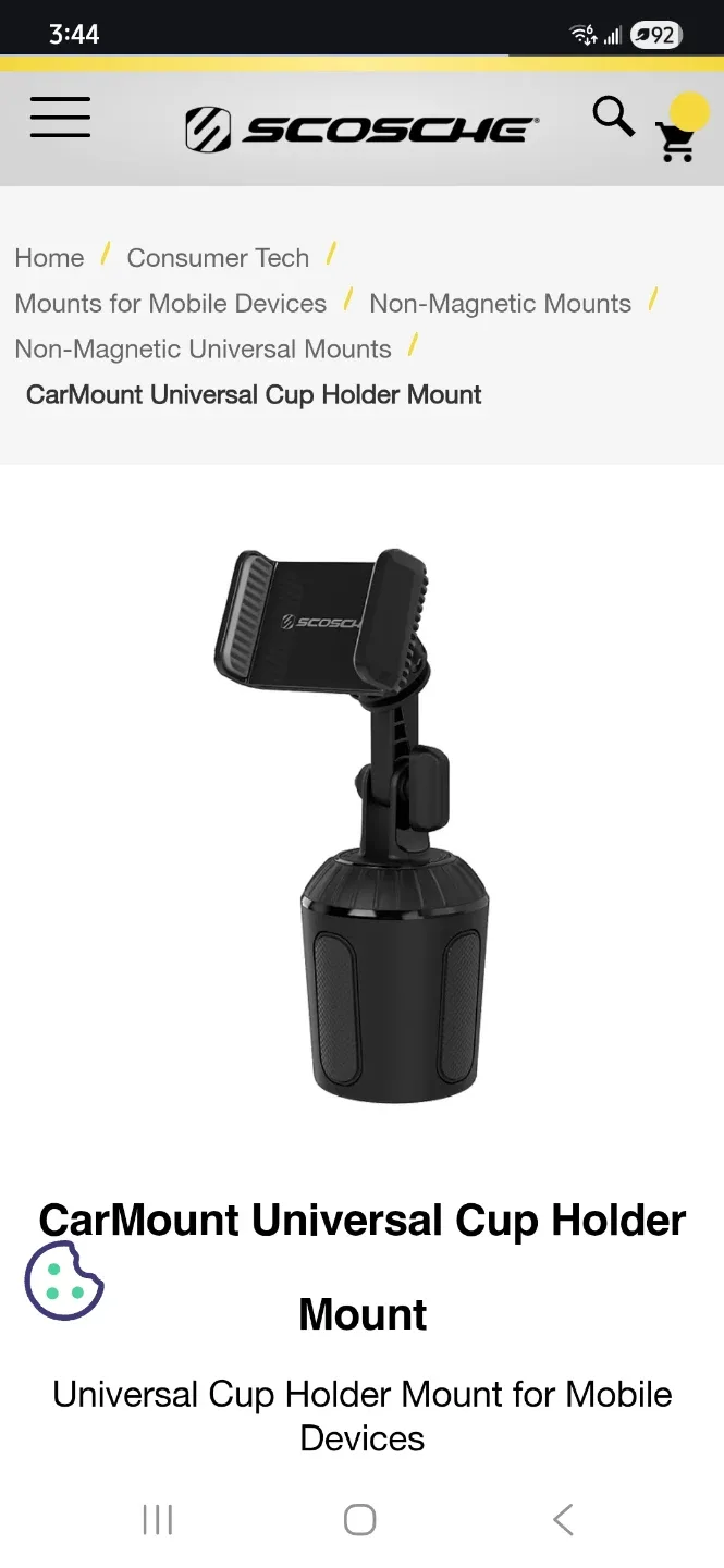 Scosche Car Cup Holder and holders/clips for glasses (2)