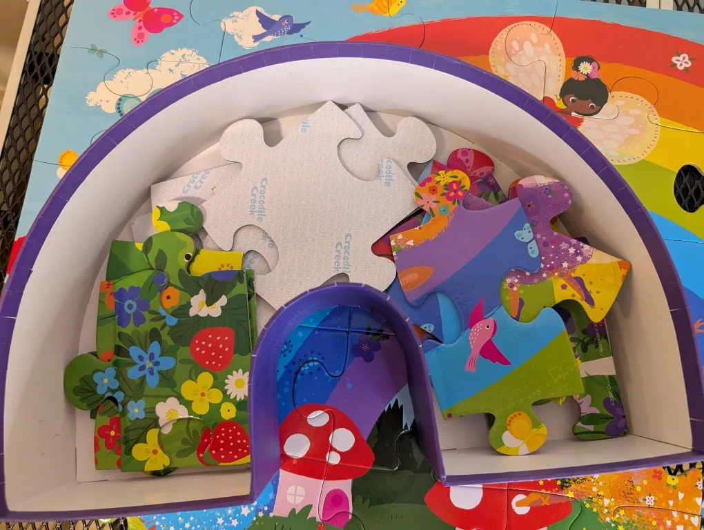 Crocodile Creek Over the Rainbow 36 Piece Floor Puzzle image indicator(4)