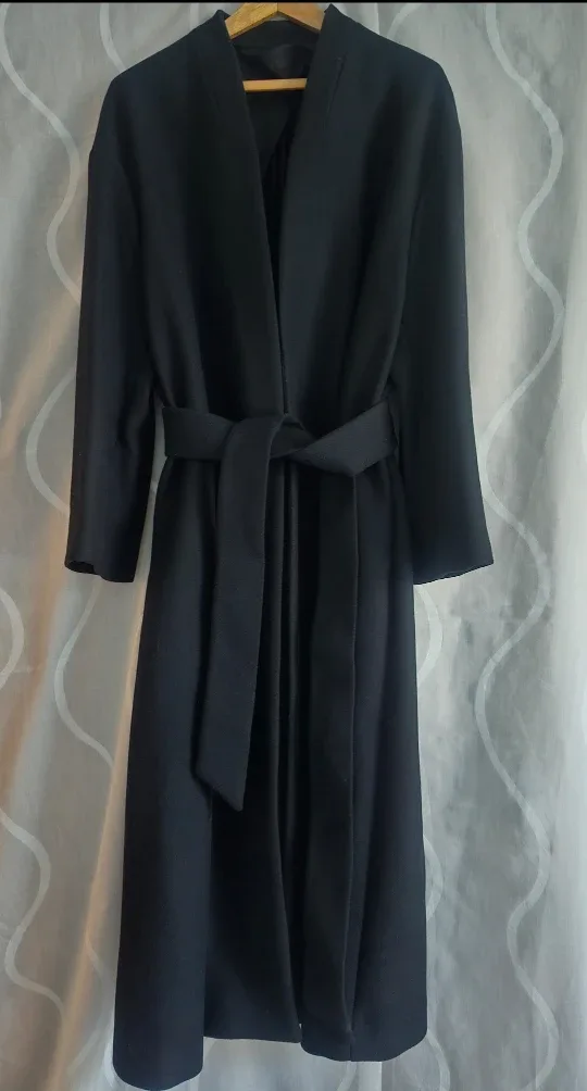 Monteco Woman's Wool Trench Coat. New.