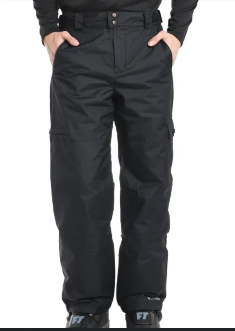 Snowboarding, Skiing Black Snow Pants - Size L