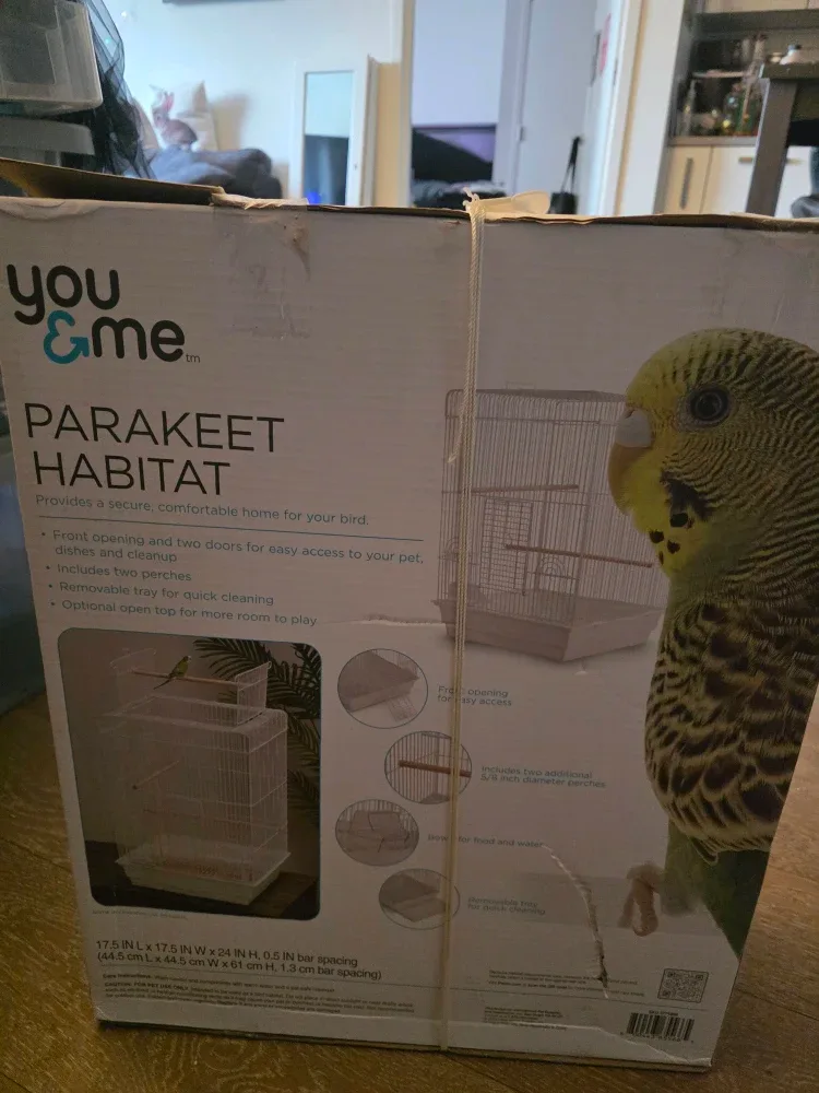 You & Me Parakeet Habitat Cage - NEW in box! image indicator(2)
