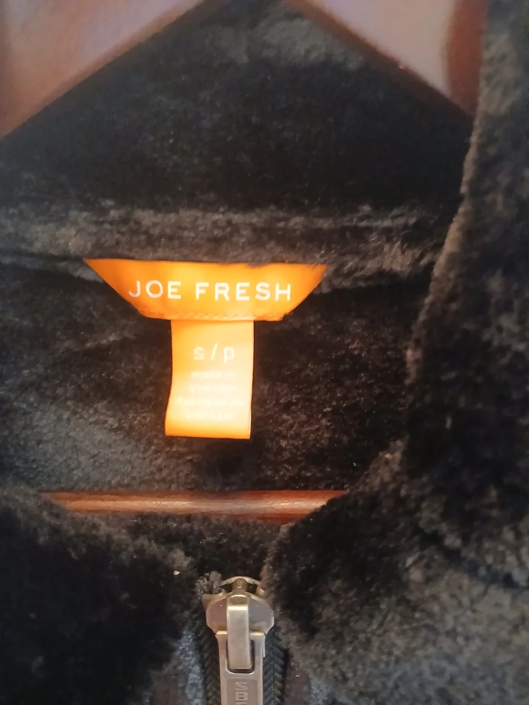 Joe Fresh Black Faux Leather Jacket - Size S image indicator(2)
