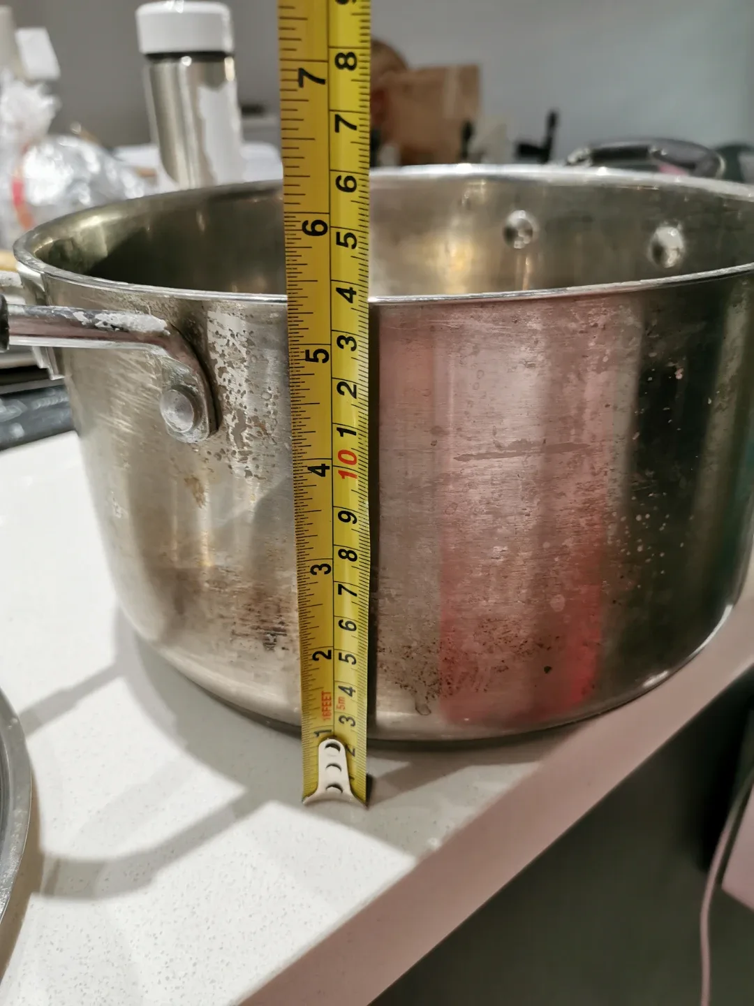 Stainless Steel Stock Pot with Lid image indicator(4)