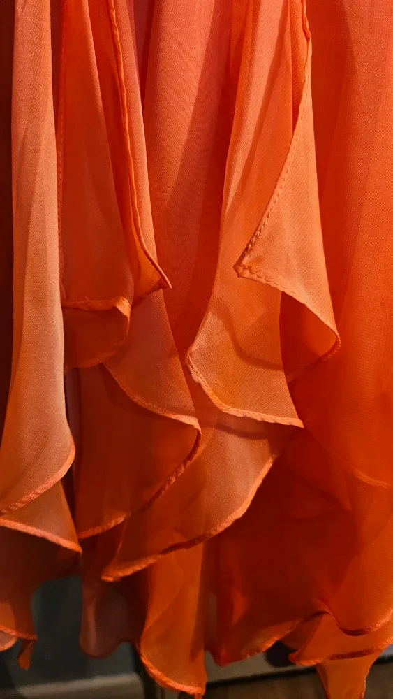 Orange Strapless Dress - Size 6 image indicator(7)
