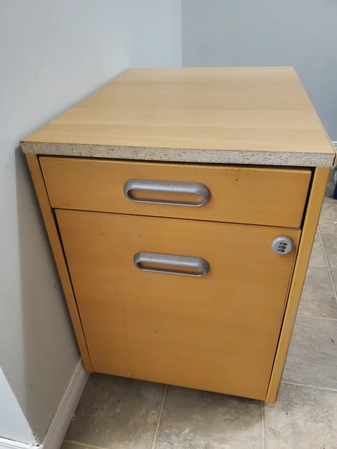 Wooden 4-Drawer Cabinet
