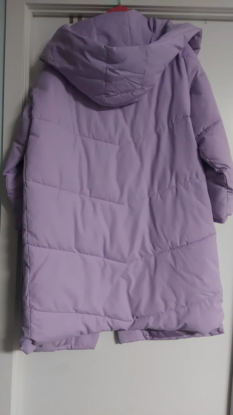 Padded Puffer Coat - Lilac image indicator(4)