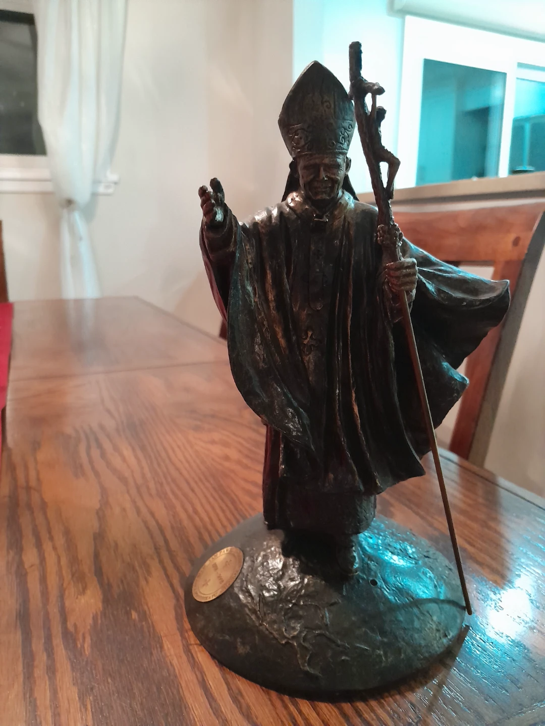 Pope John Paul II Bronze Statue