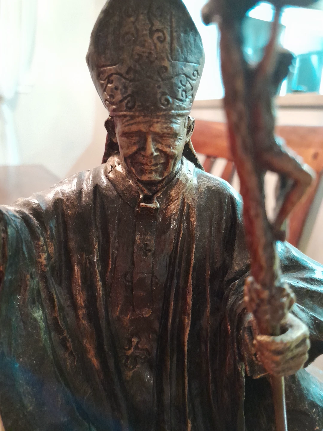 Pope John Paul II Bronze Statue - photo 2