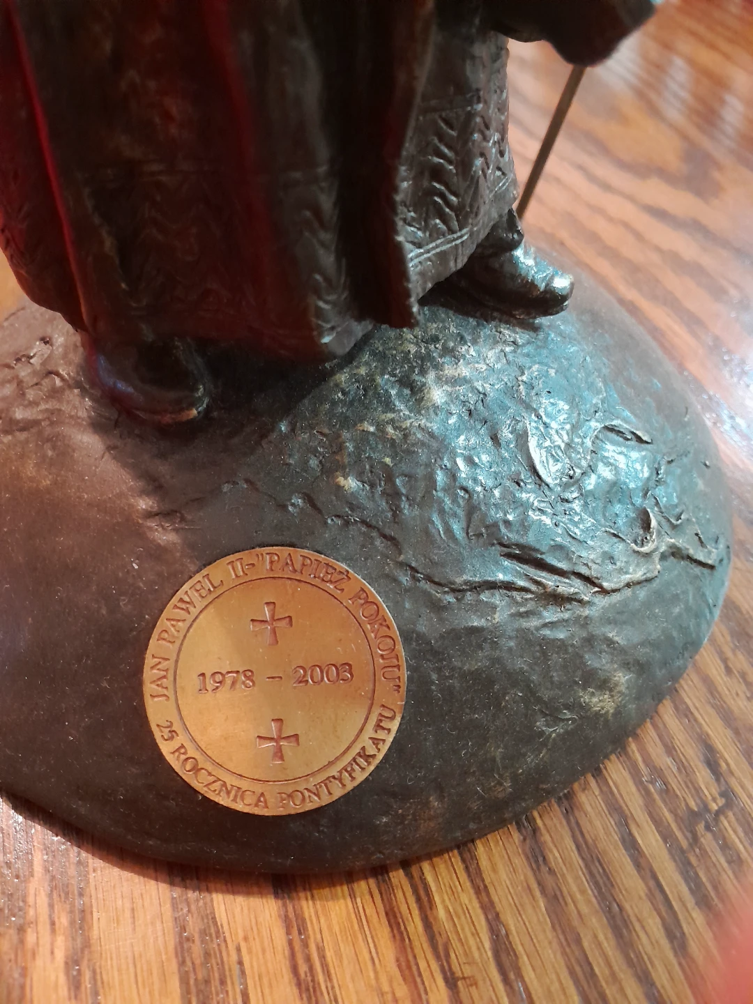 Pope John Paul II Bronze Statue - photo 3