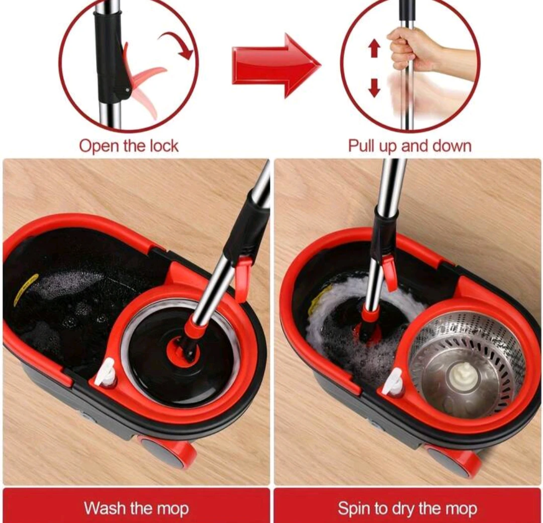 Spin Mop and Bucket Cleaning System - photo 2