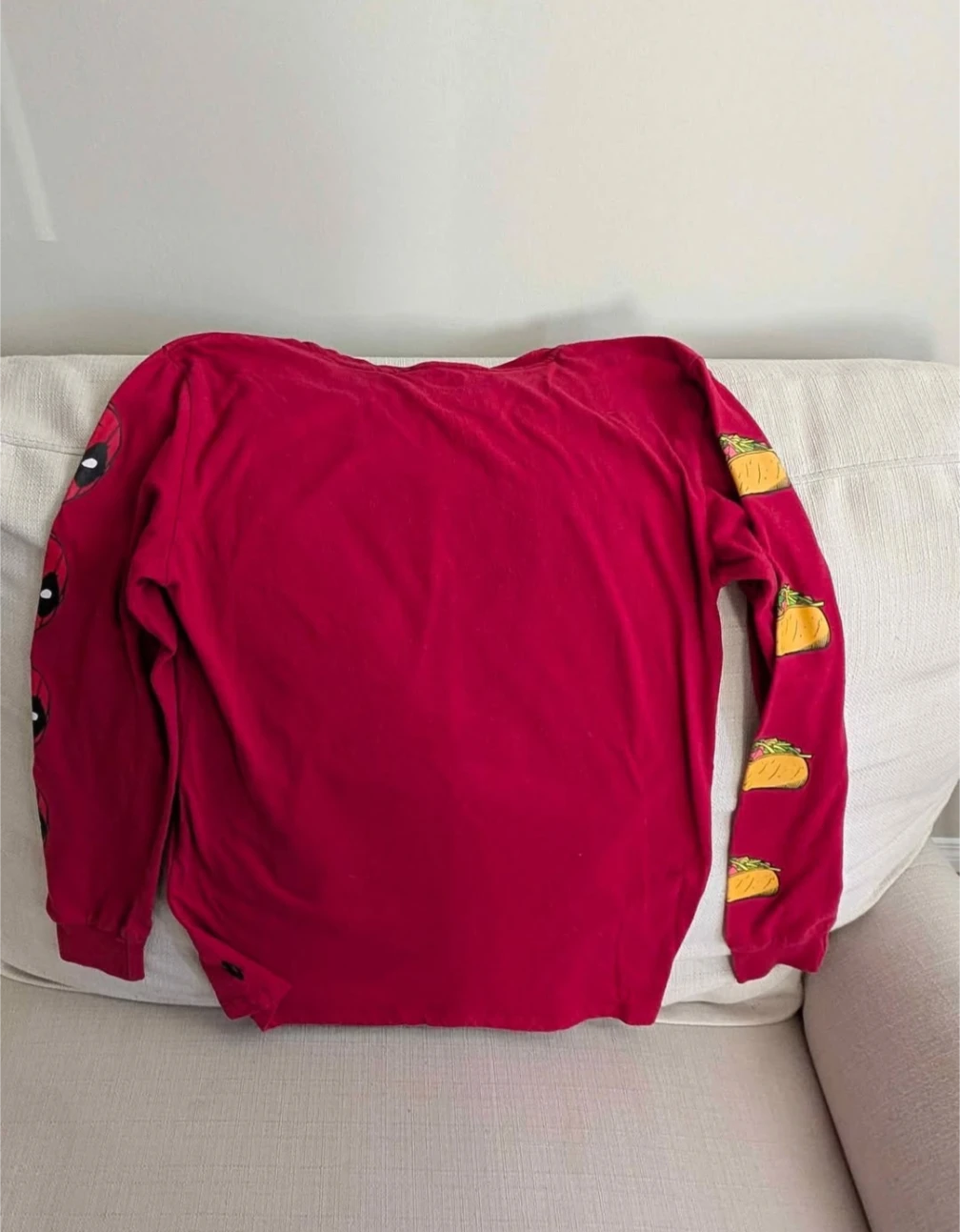 Marvel Deadpool Long Sleeve Shirt - Size S - photo 2