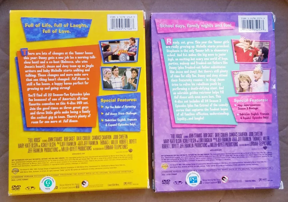 ☆ FULL HOUSE DVD SERIES COMPLETE SEASONS 2, 3, 4, 5, 7, 8!! ☆ image indicator(4)