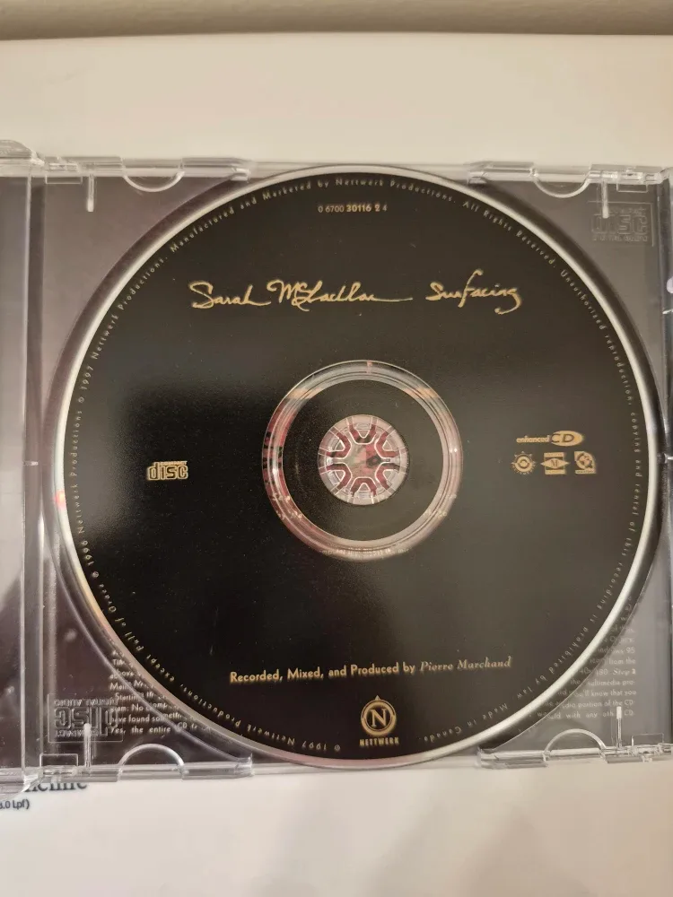 Sarah McLachlan - Surfacing CD 💿 image indicator(4)