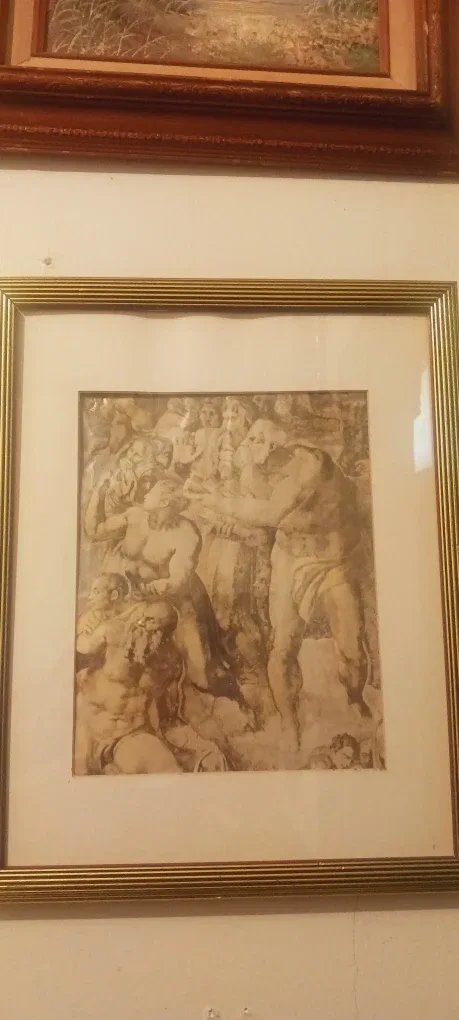 Beautiful Old Vintage Framed Art Print image indicator(2)