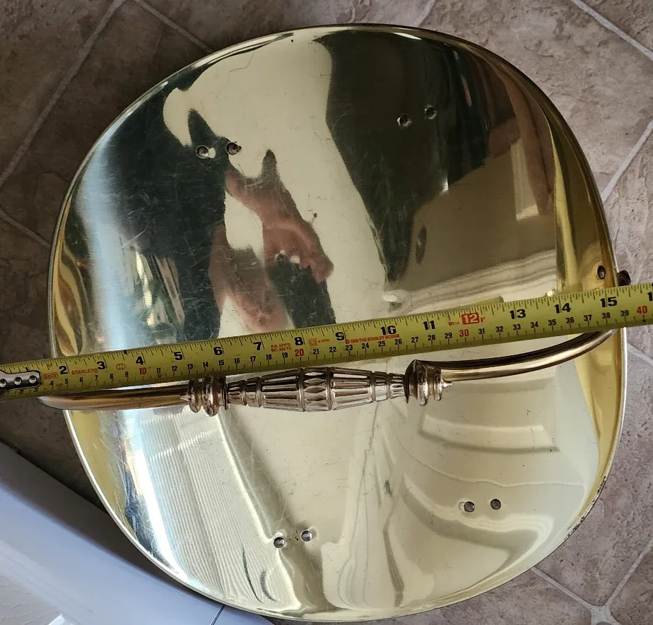 Vintage Brass Firewood Log Holder image indicator(3)