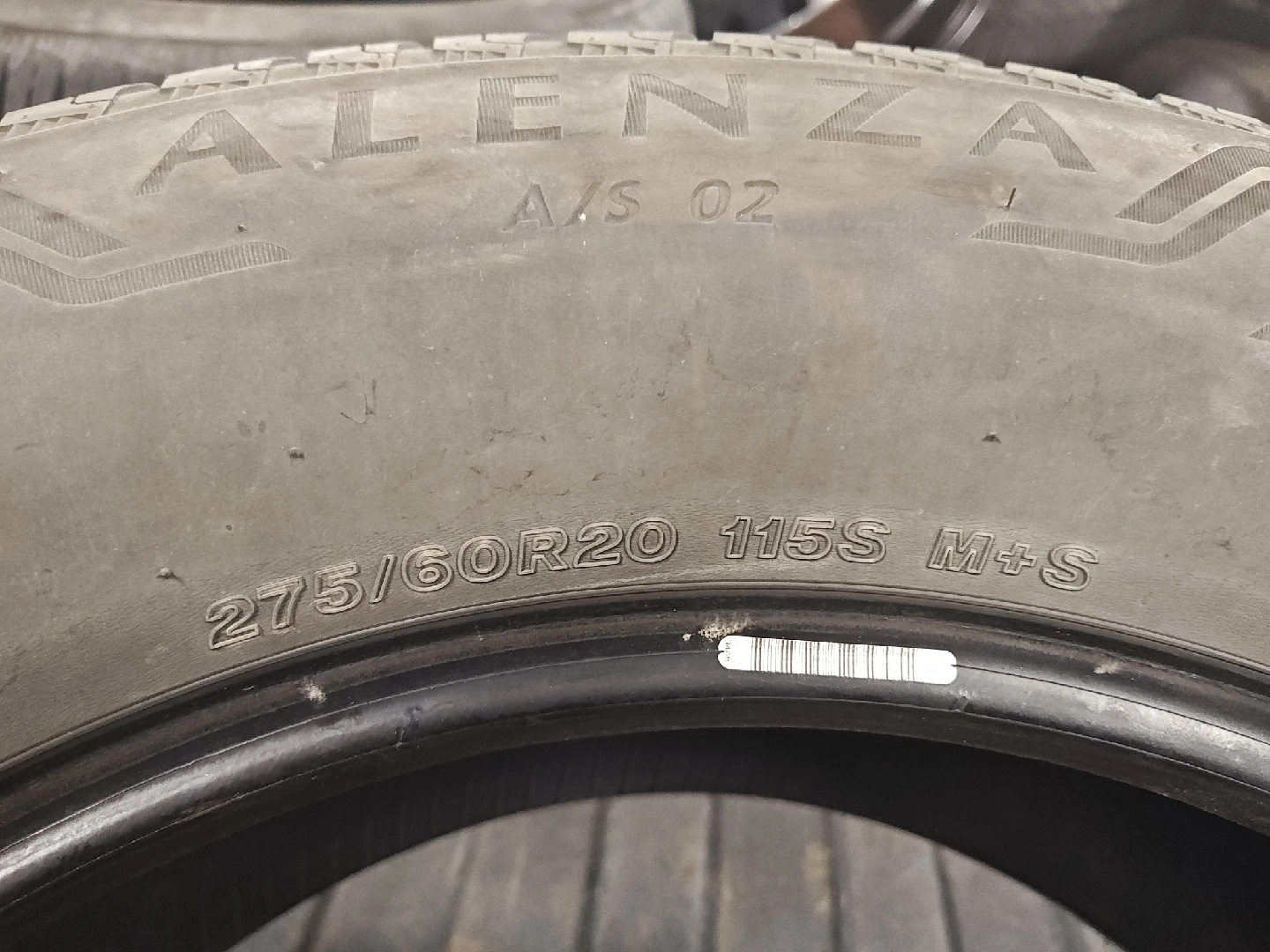 Bridgestone Alenza A/S 02 Tires - 275/60R20 - photo 2