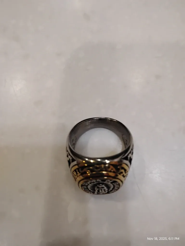 Virgin Mary Ring, Gold and Silver image indicator(3)