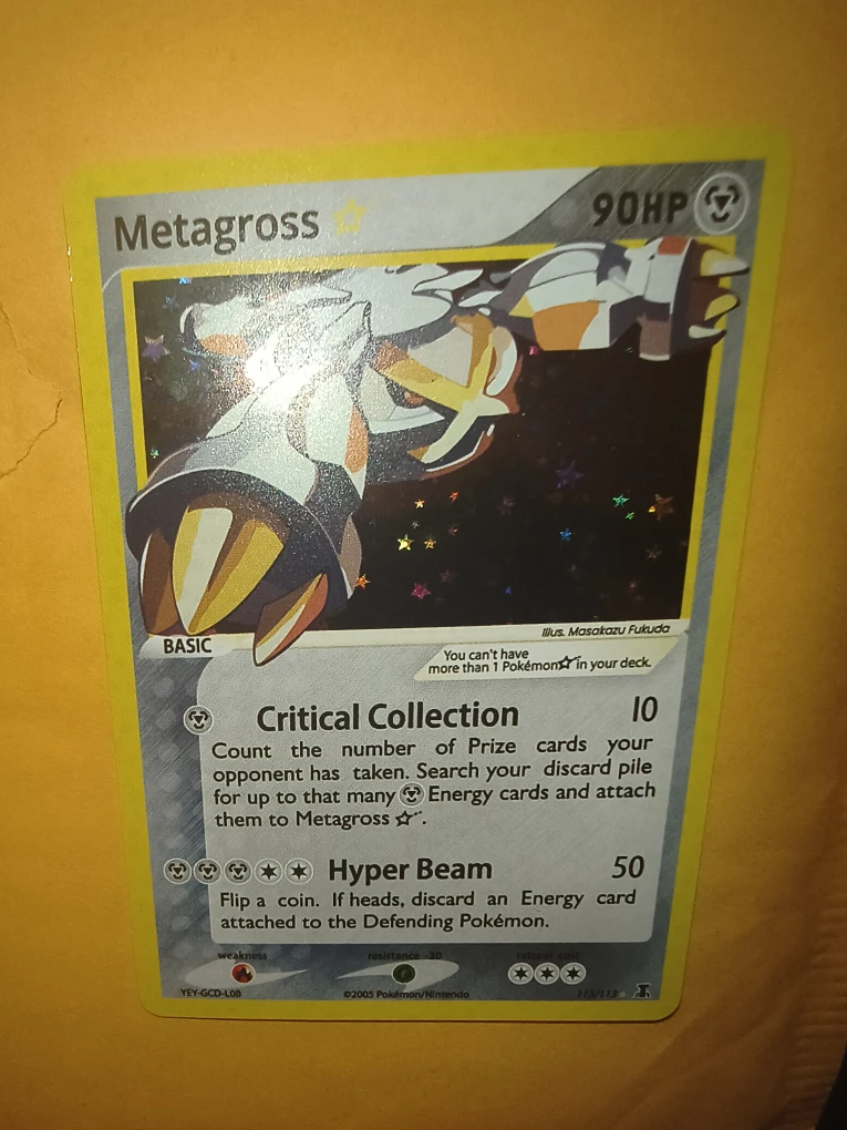 Metagross Gold Star 2005 EX Delta Species