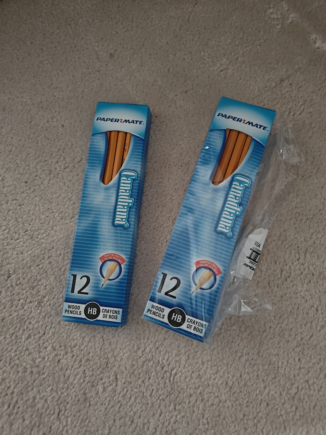 New Paper Mate Canadiana 12 Wood Pencils