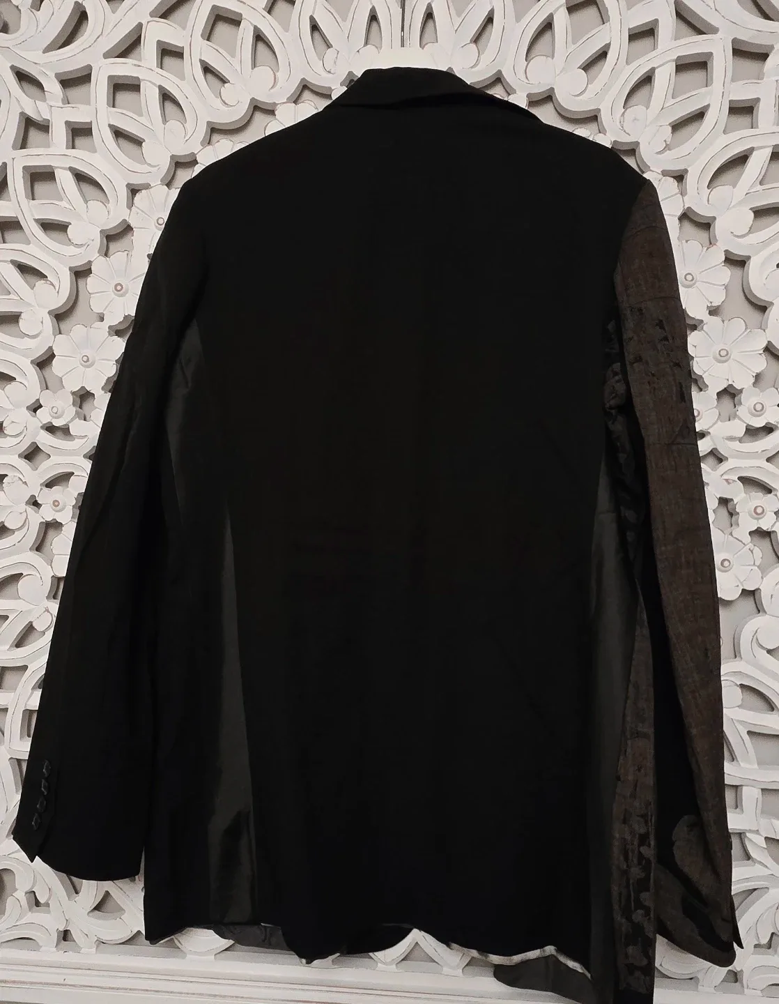 Yohji Yamamoto Pour Homme Black Blazer - Size 3 image indicator(3)