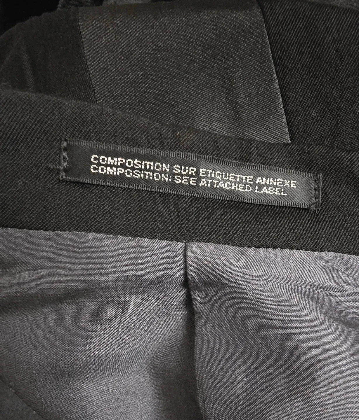 Yohji Yamamoto Pour Homme Black Blazer - Size 3 image indicator(4)