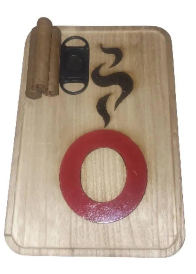 Cigar Set with Cutter and Ashtray