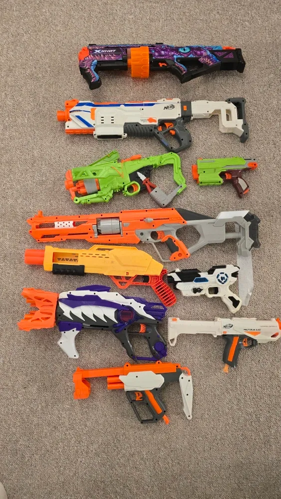 Nerf & X-Shot Blaster Bundle