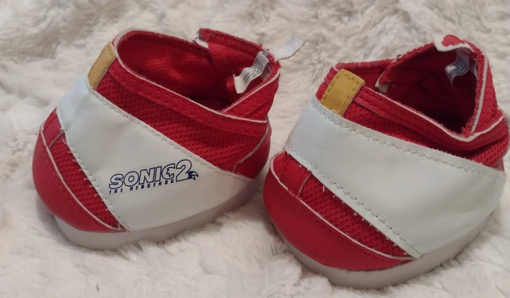Build A Bear Sonic The Hedgehog 2 Shoes Build-A-Bear 2022 Sega