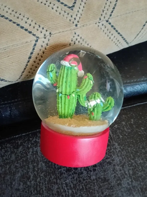 Cactus Christmas Snow Globe image indicator(2)
