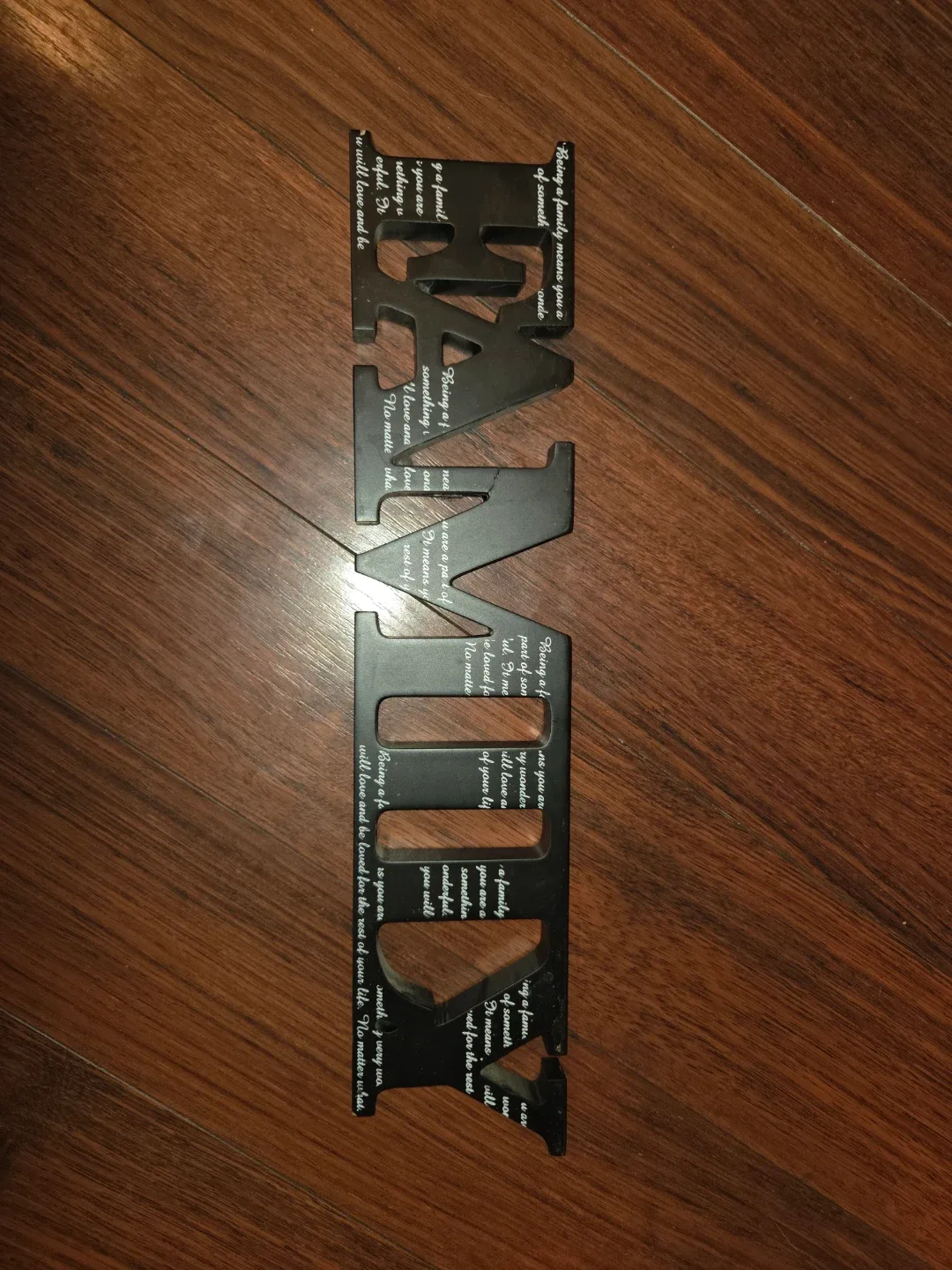 Family Wall Decor - 'FAMILY' Letters