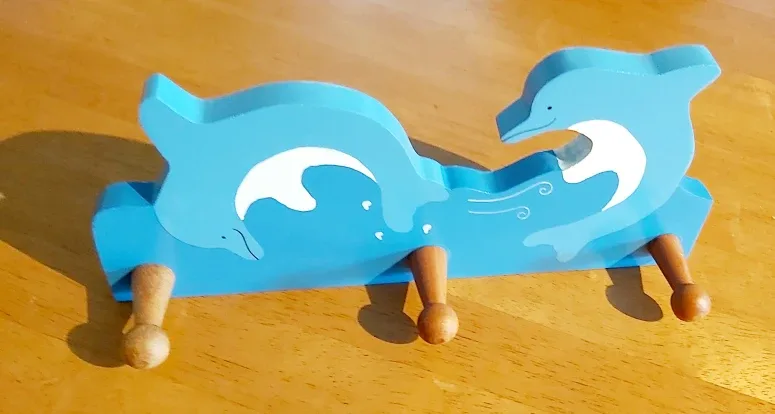 Kids Animal & Dolphin Wall Hook Rack image indicator(4)