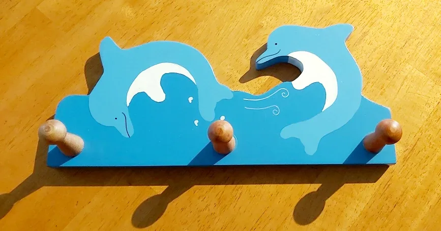 Kids Animal & Dolphin Wall Hook Rack image indicator(5)