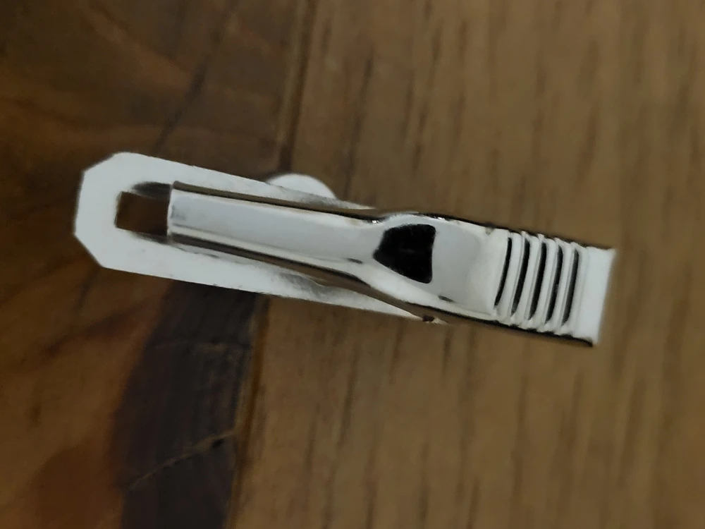 Tie Clip with Black Stone - photo 4